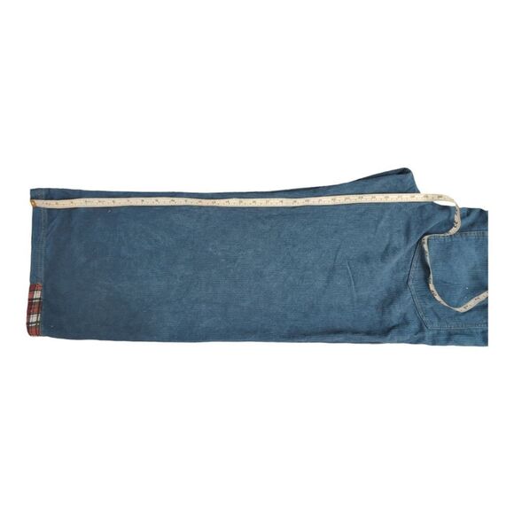 Urban Outfitters wide leg 💯  cotton corduroy overalls size L dungarees b - Picture 12 of 16